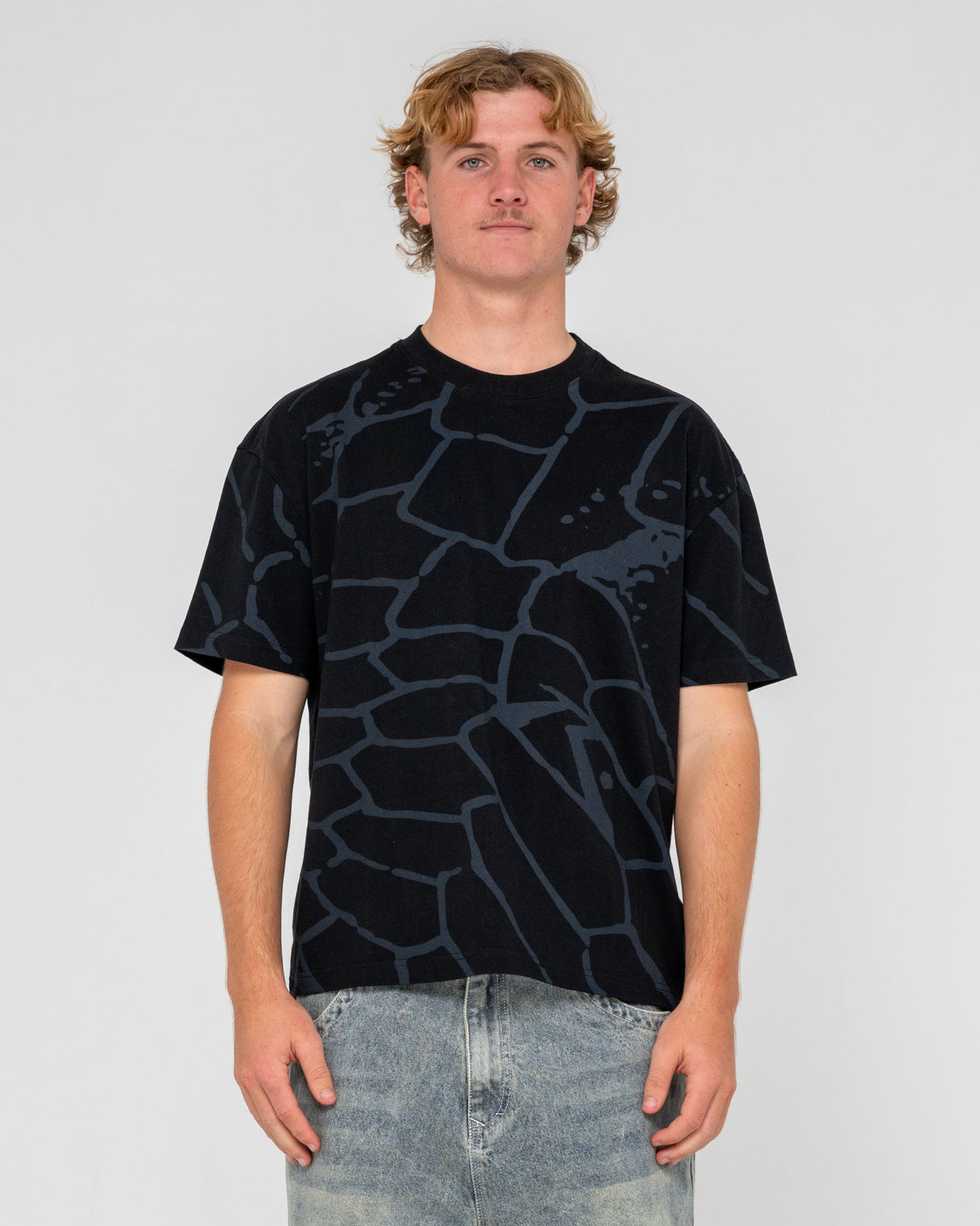 Rusty Taipan Black S/S Tee Shirt