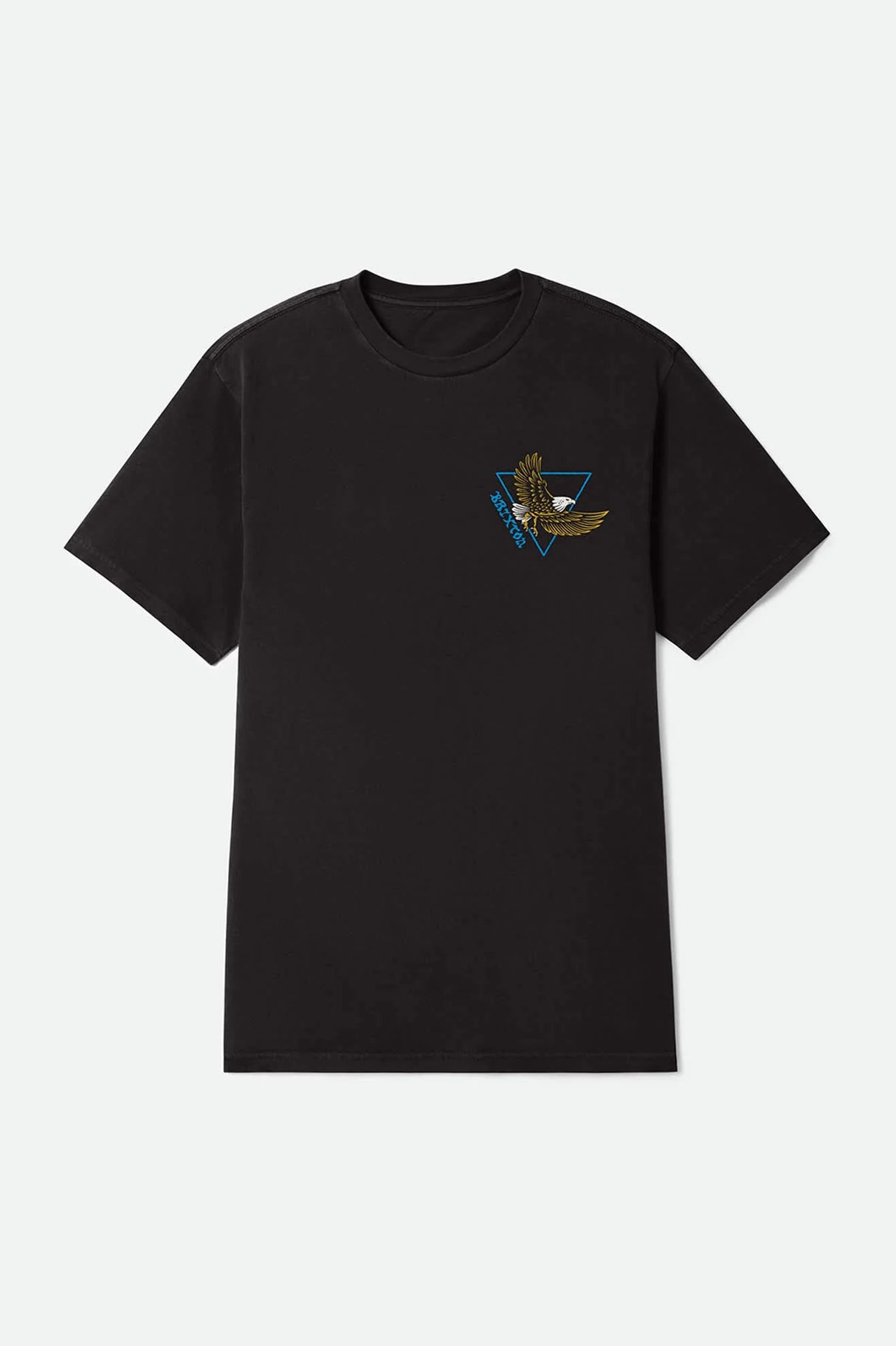 Brixton Opal Black Worn Wash S/s Standard Tee Shirt