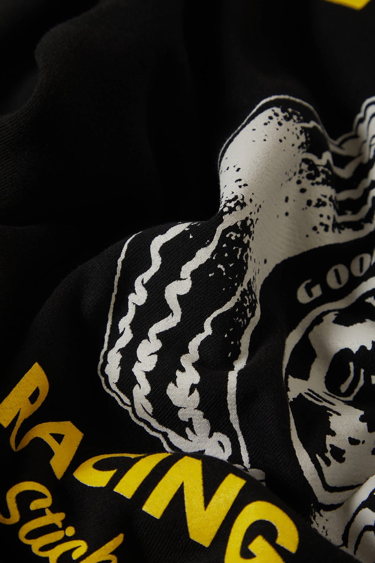 Brixton Goodyear Cheater Slick Black Hooded Sweatshirt