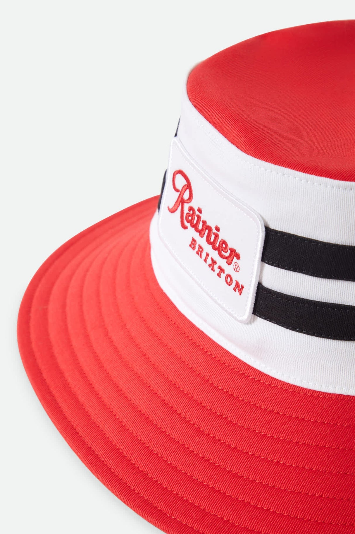 Brixton Rainier X Brixton Natural/RED Boonie Hat