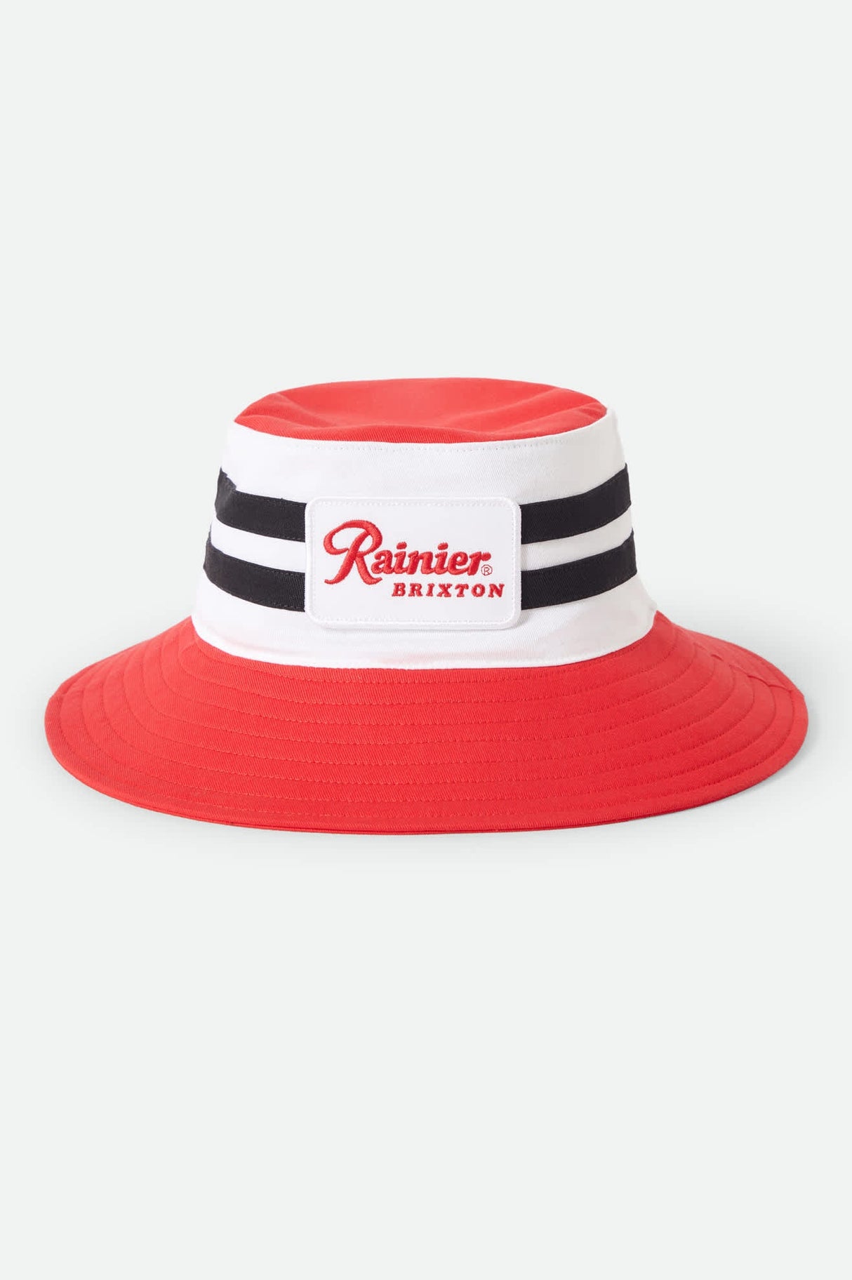 Brixton Rainier X Brixton Natural/RED Boonie Hat
