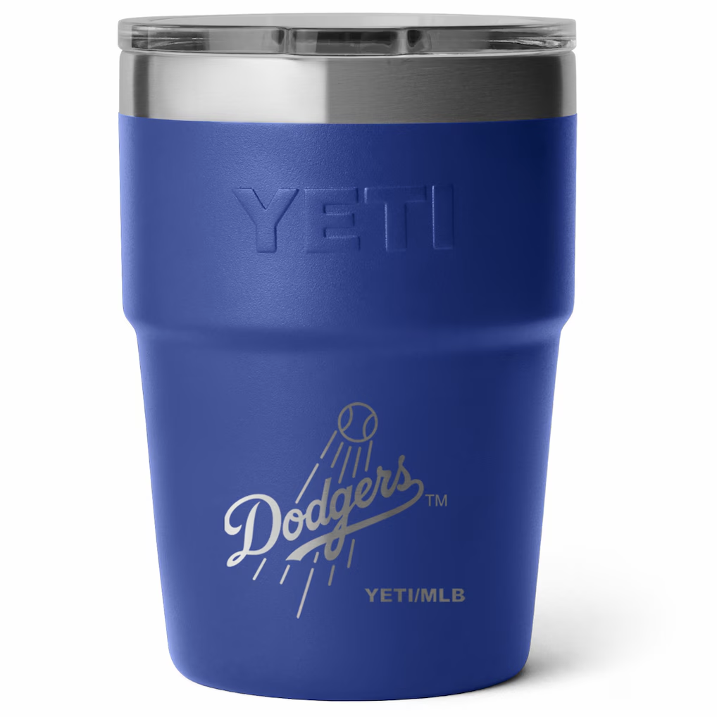 Yeti Los Angeles Dodgers MLB Blue Rambler 16oz Stackable Cup