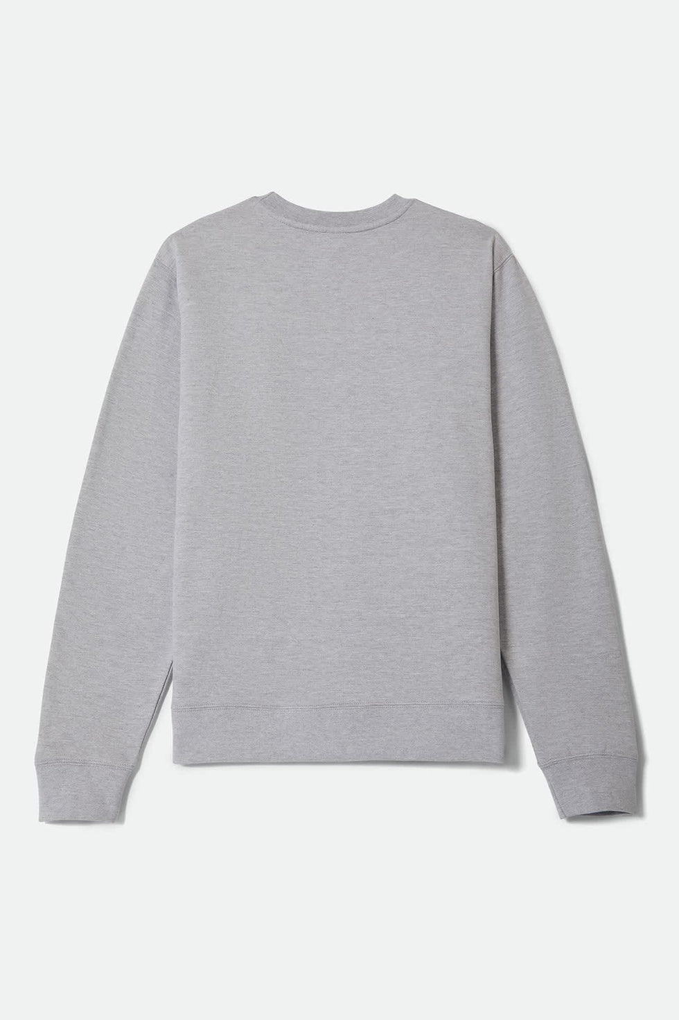 Brixton Well Heather Grey Crewneck Sweatshirt