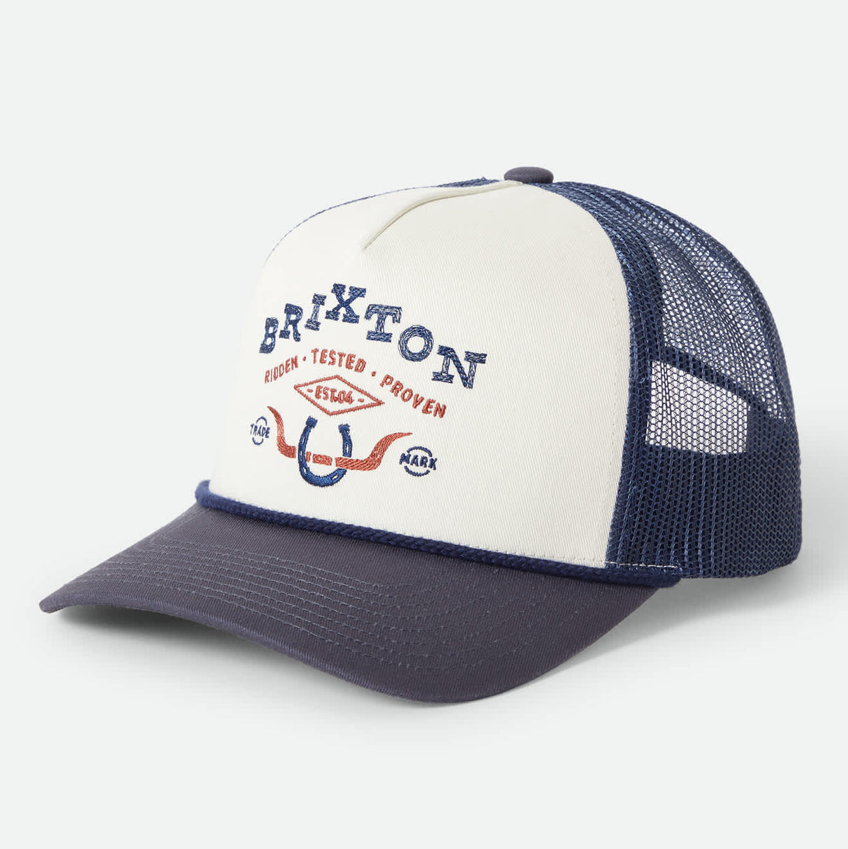 Brixton Beekman OFF White/Navy C NP MP Trucker Hat