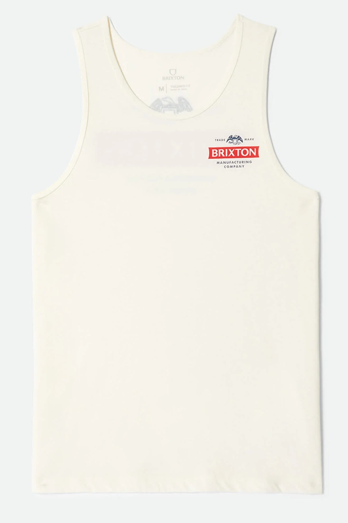 Brixton Pinnacle Off White Tank Top