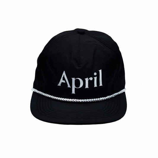 April Chrome Logo Black Hat