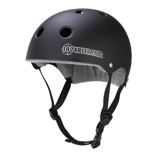 187 Killer Pads Pro Skate Sweatsaver Liner Black Matte Medium Helmet