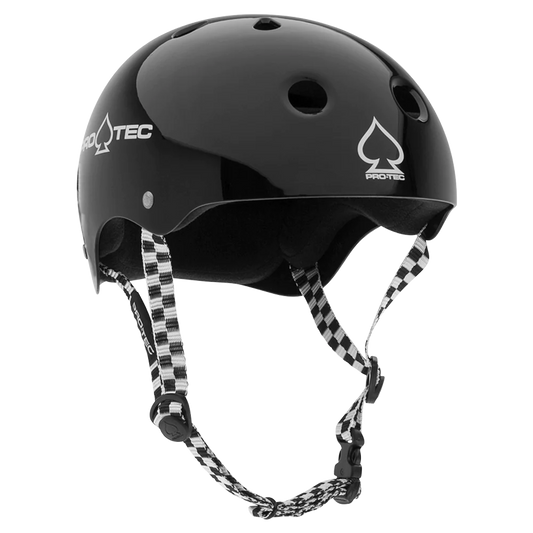 ProTec Classic Skate Black Checker Helmet