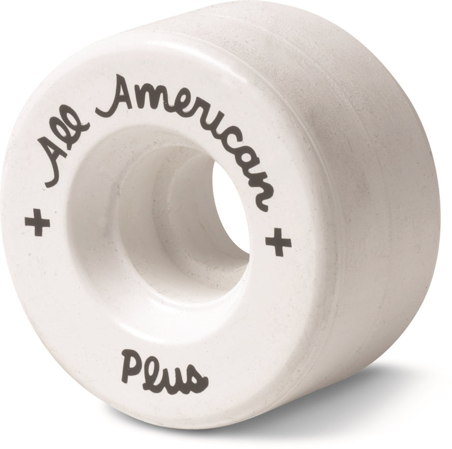 Sure-Grip All American Plus 57mm (Set of 8) White Roller Skate Wheels