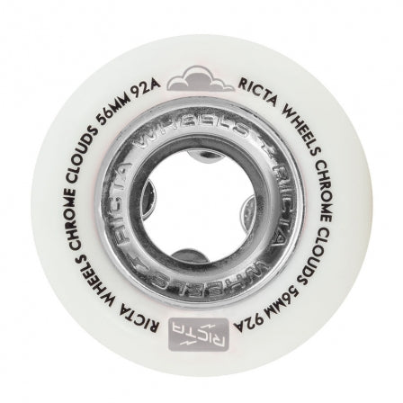 Ricta Chrome Clouds Black 56Mm 92A Cruiser Wheels