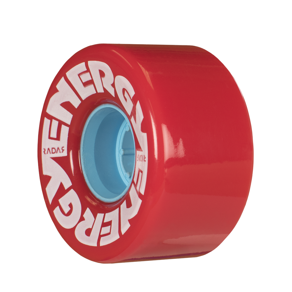 Riedell Radar Energy 78a 57mm Red (Set of 4) Roller Skate Wheels