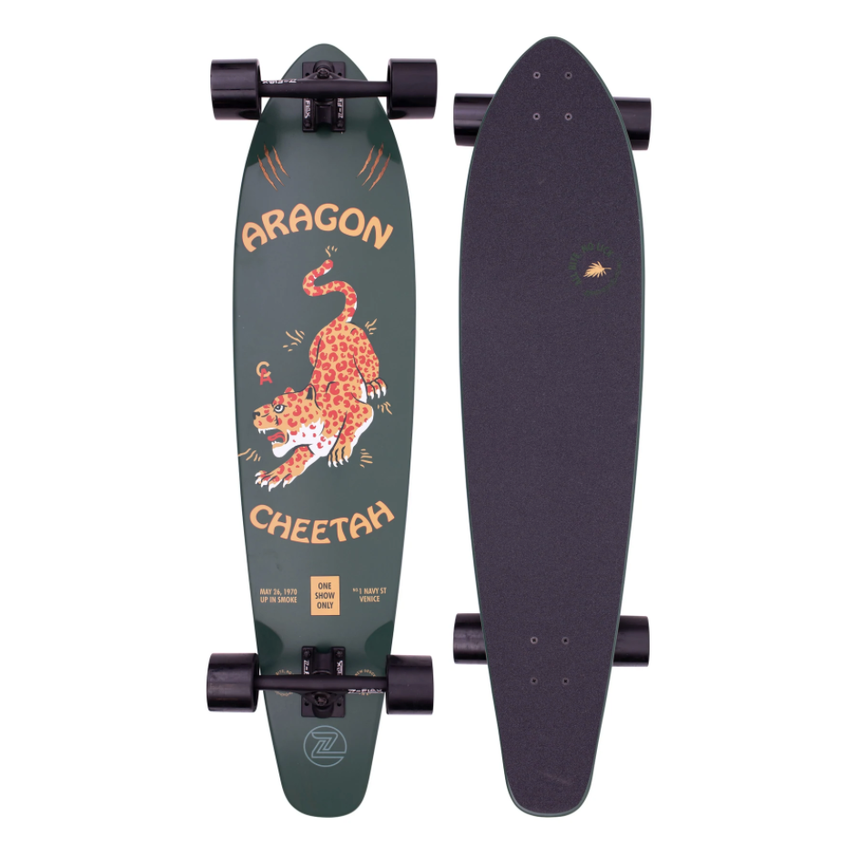 Z Flex Aragon Cheetah Roundtail 39.5" Longboard Complete