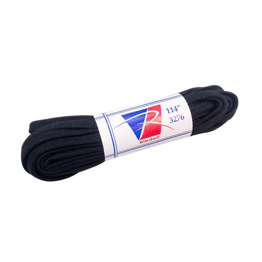 Riedell Textured Poly Laces Black 108"