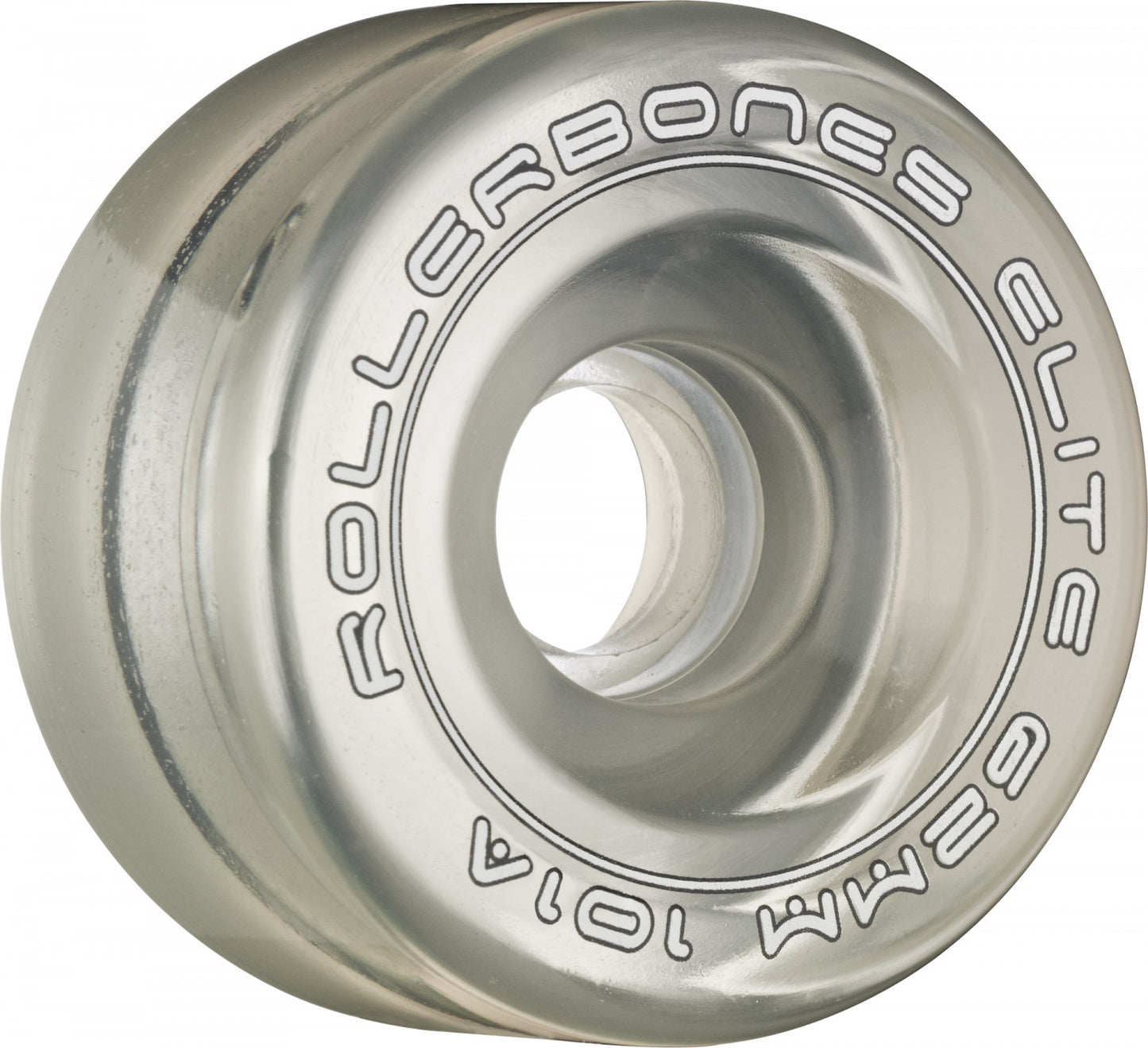 Roller Bones Elite 101a 62mm Clear (Set of 8) Roller Skate Wheels