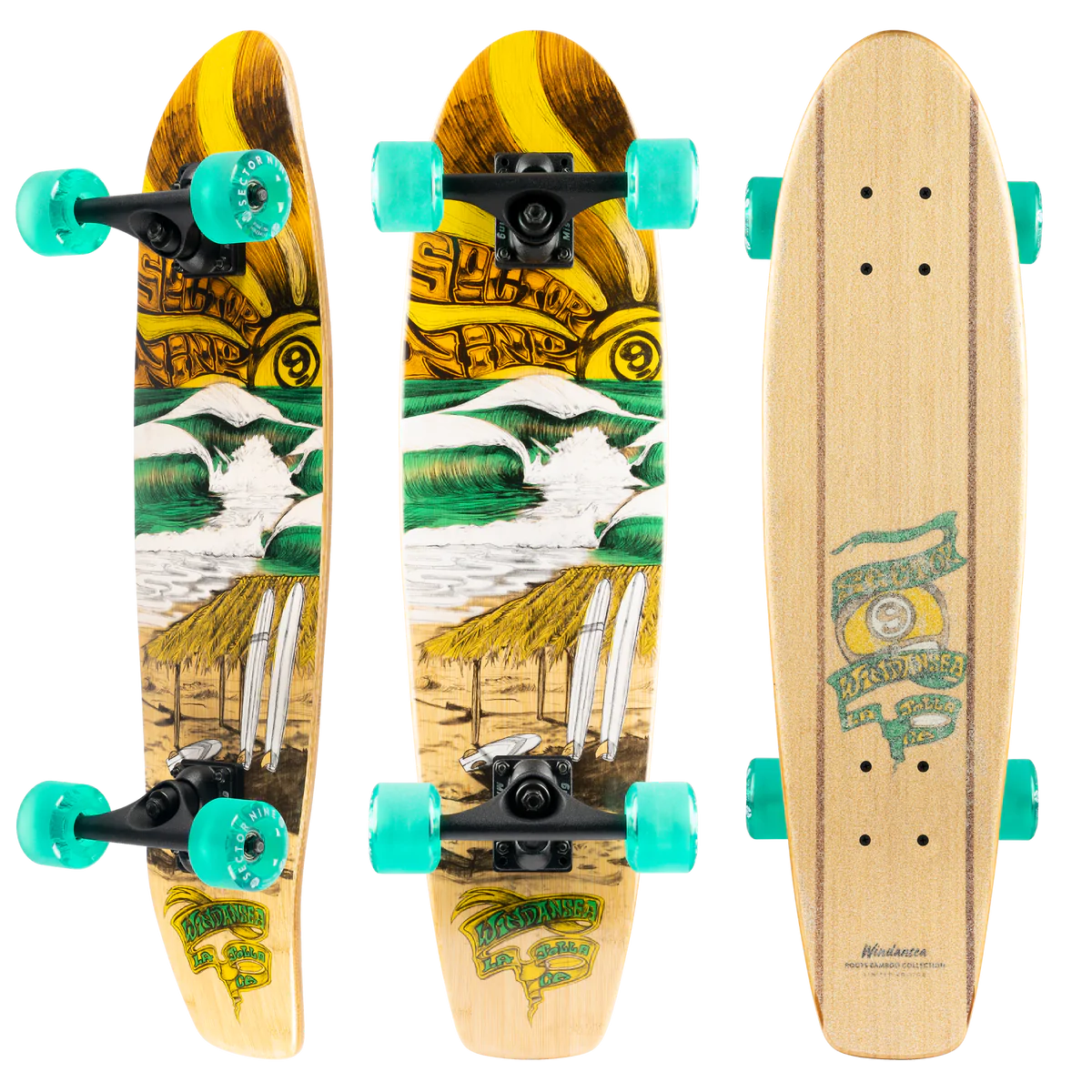 Sector Nine Windansea 7.5" x 29" Cruiser Complete