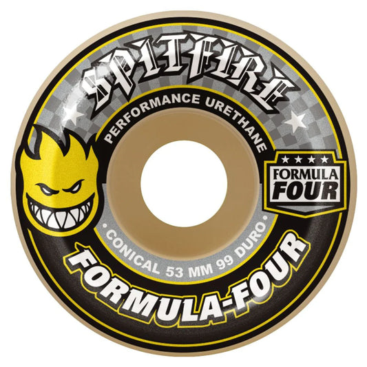 Spitfire F4 Conical Yellow 99a 54mm Wheels