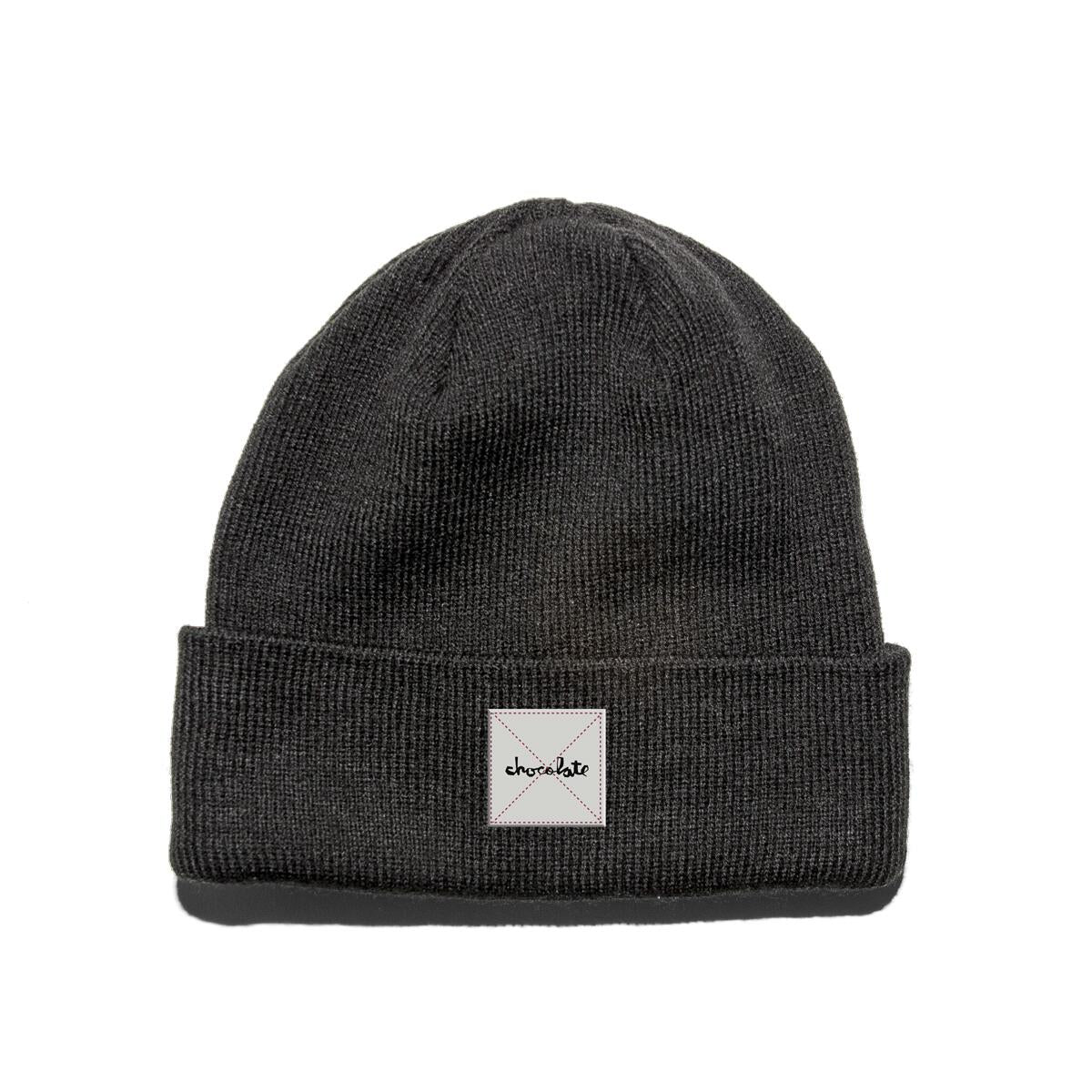 Chocolate Reflective Black Work Beanie