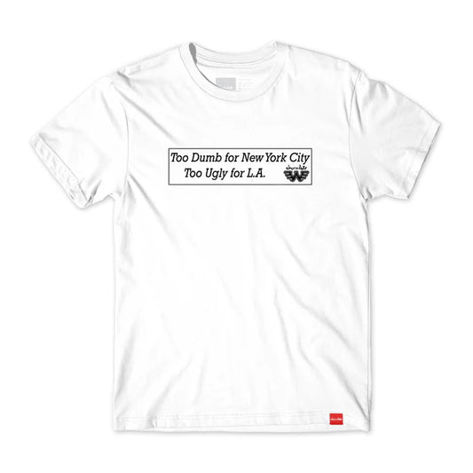 Chocolate x Waylon Jennings Too Dumb White S/s Shirt