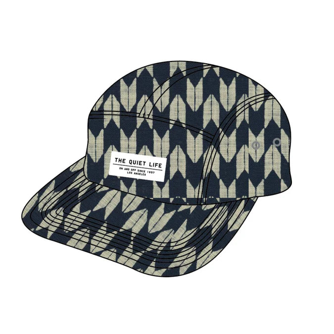 The Quiet Life Escher 5 Panel Strapback Camper Hat