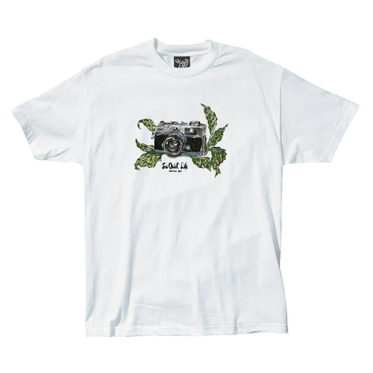 The Quiet Life Swanski Camera White S/s Shirt