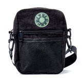 Slushcult Black Corduroy Anywhere Side Bag