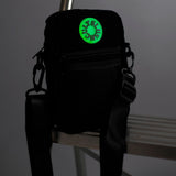 Slushcult Black Corduroy Anywhere Side Bag