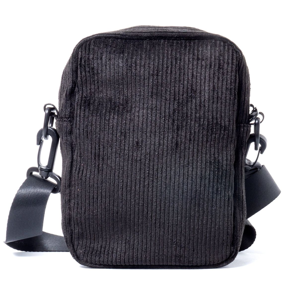 Slushcult Black Corduroy Anywhere Side Bag