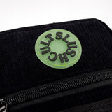 Slushcult Black Corduroy Anywhere Side Bag
