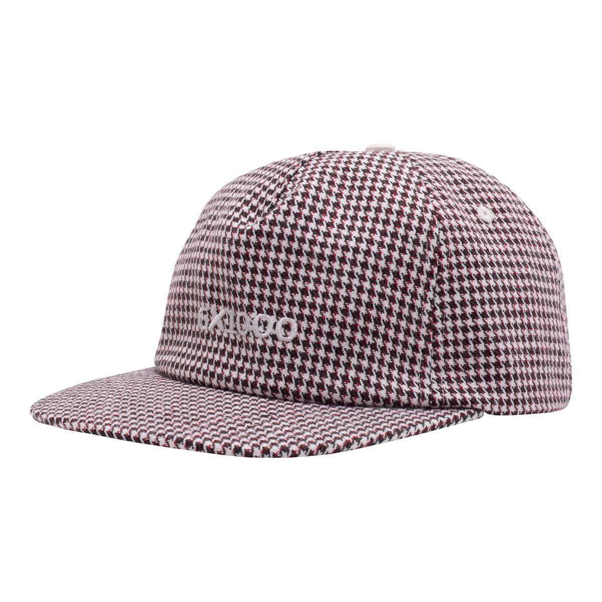 GX1000 Mini OG Logo Houndstooth White Black 5-Panel Snapback Hat