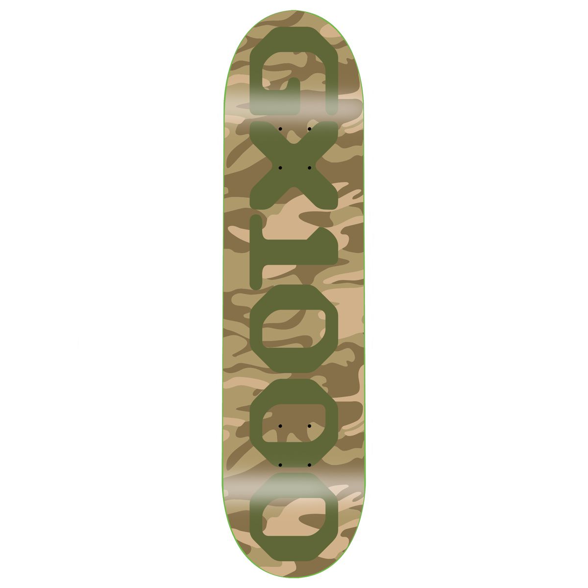 GX1000 OG Logo Camo Green 8.625" Skateboard Deck