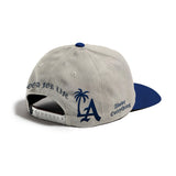 Primitive Loyalty A-Frame Natural / Blue Snapback Hat