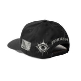 Primitive Century Black A-Frame Snapback Hat