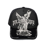 Primitive Century Black A-Frame Trucker Hat