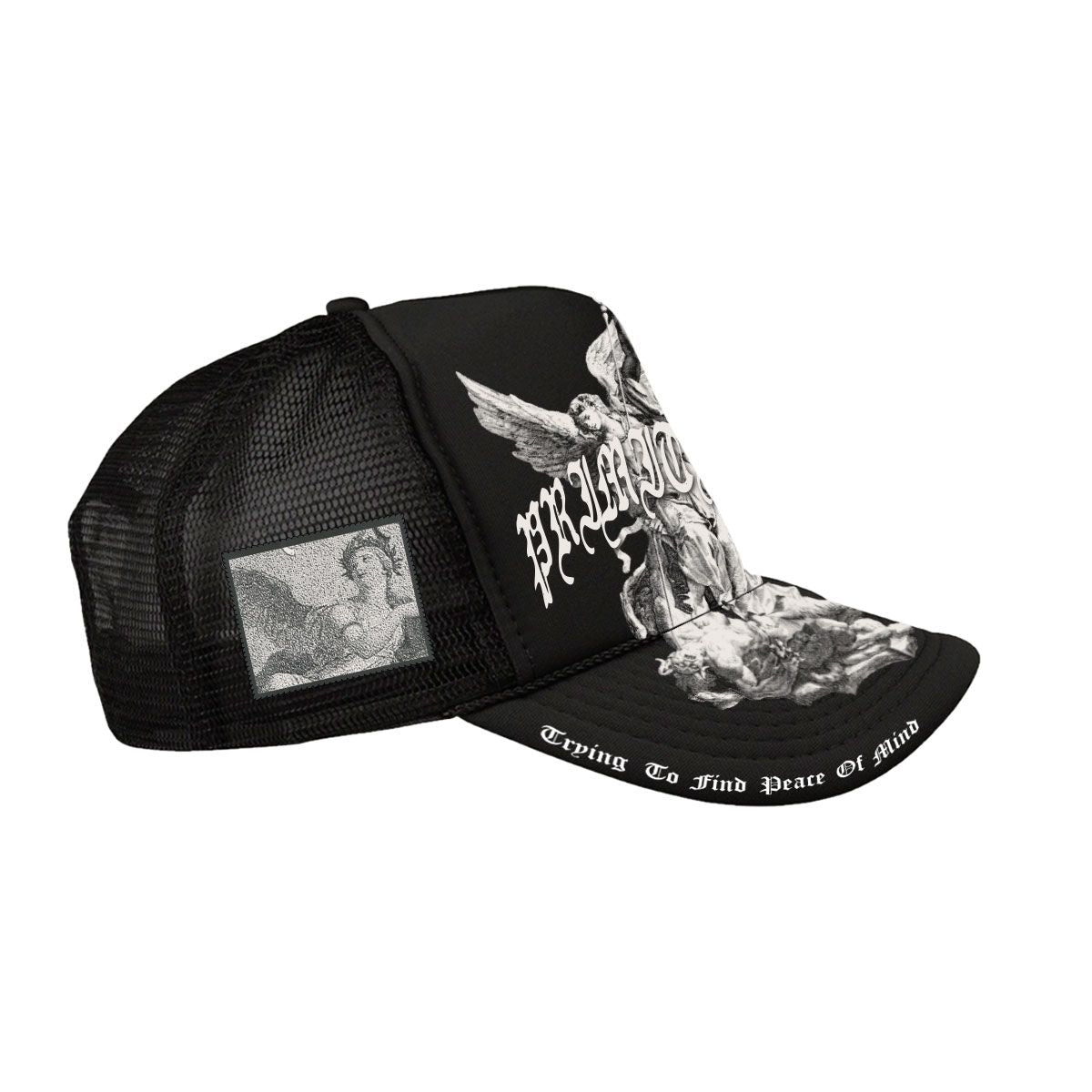 Primitive Century Black A-Frame Trucker Hat