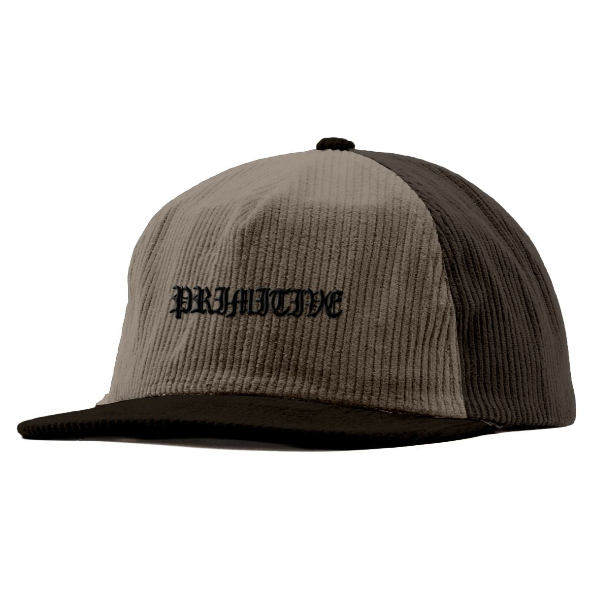 Primitive Dusk Brown Unstructured Snapback Hat
