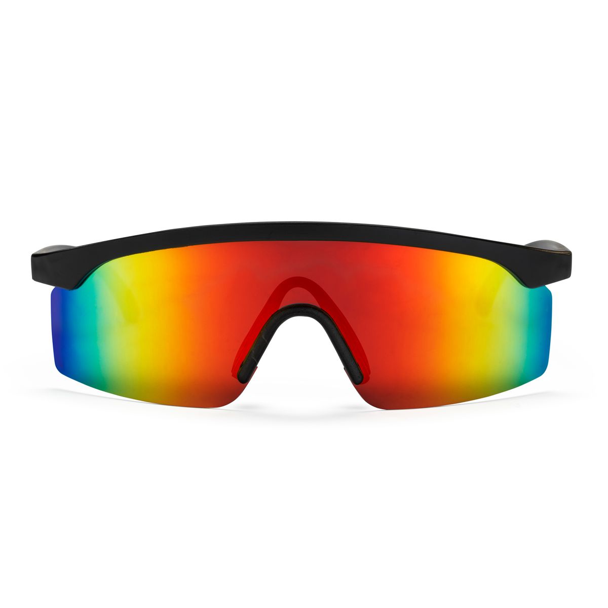 CHPO Lelle Black/Red Mirror Sunglasses