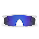 CHPO Lelle White/Blue Mirror Sunglasses