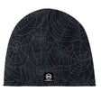 No Hours Caught Black Beanie - right detail crop