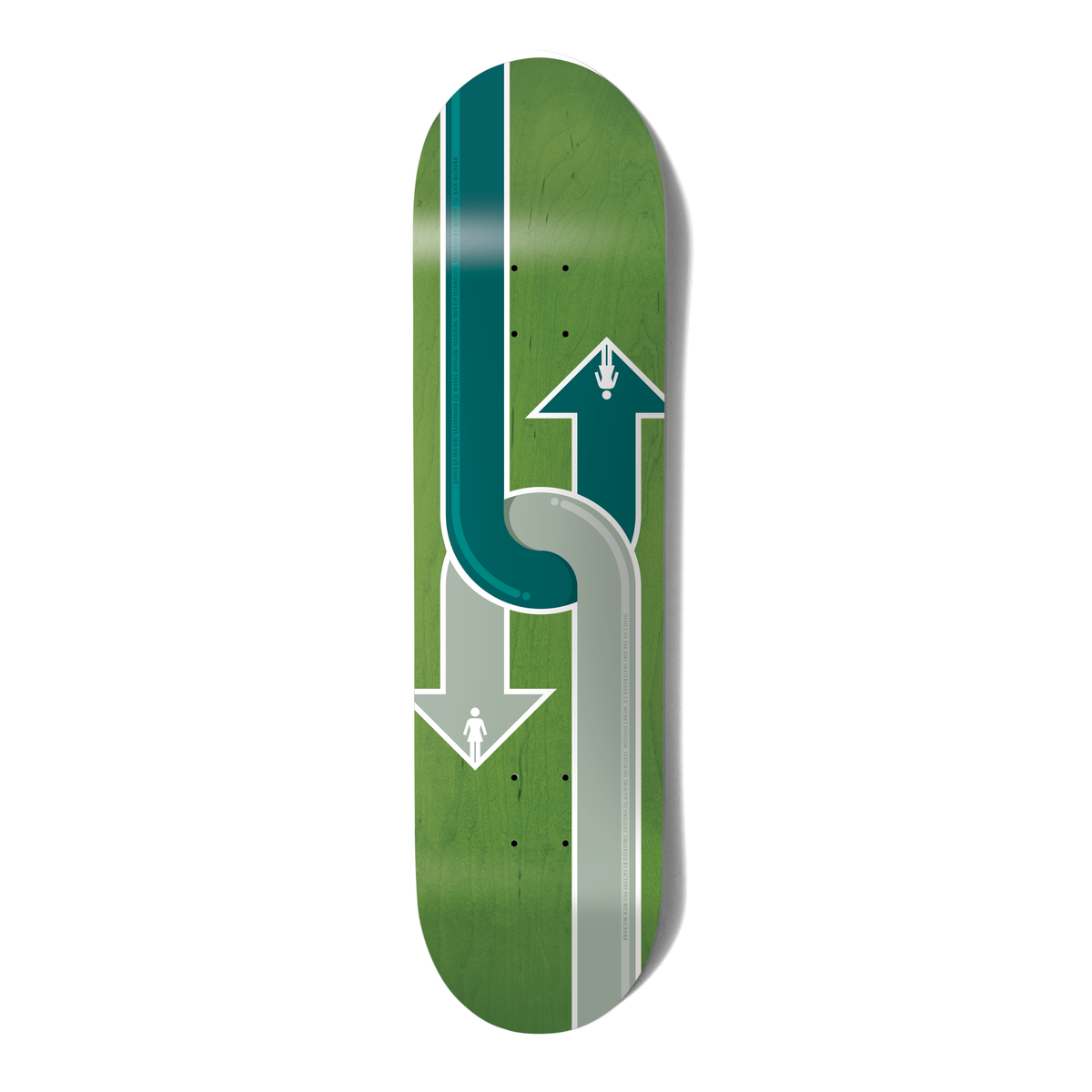 Girl Gass Dual Directional Skateboard Deck