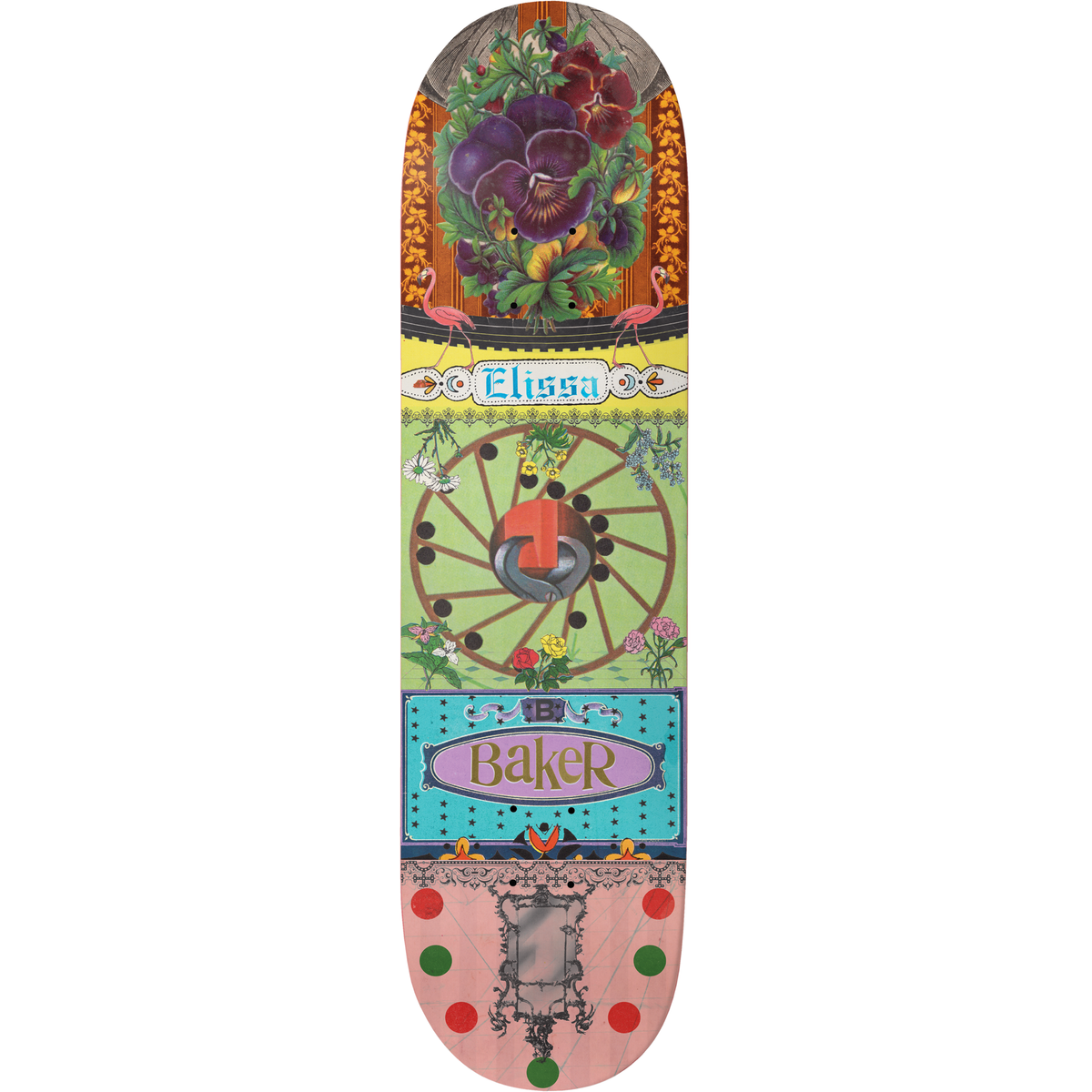 Baker Elissa Steamer Ephemera 8.25" Skateboard Deck