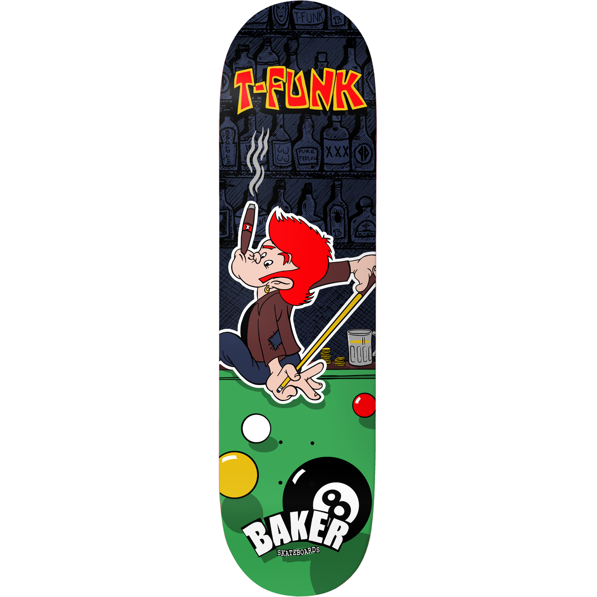 Baker T-Funk Pleasure Island 8.5" Skateboard Deck