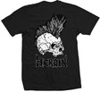 Heroin Punk Skull T-Shirt Black