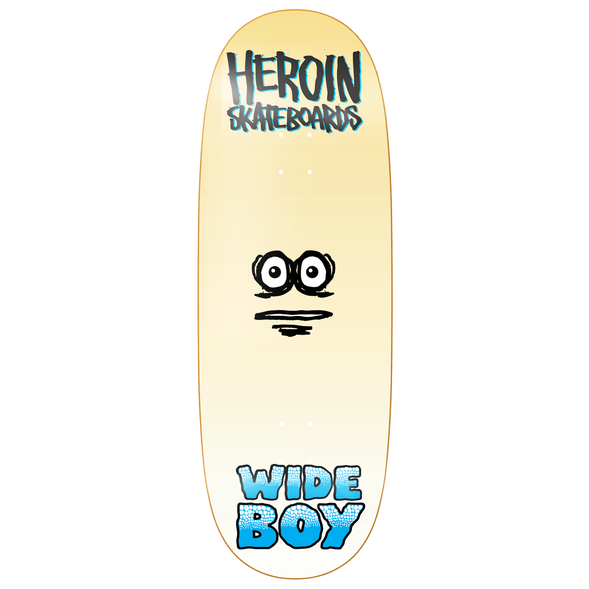 Heroin Wide Boy Face 10.75" Skateboard Deck