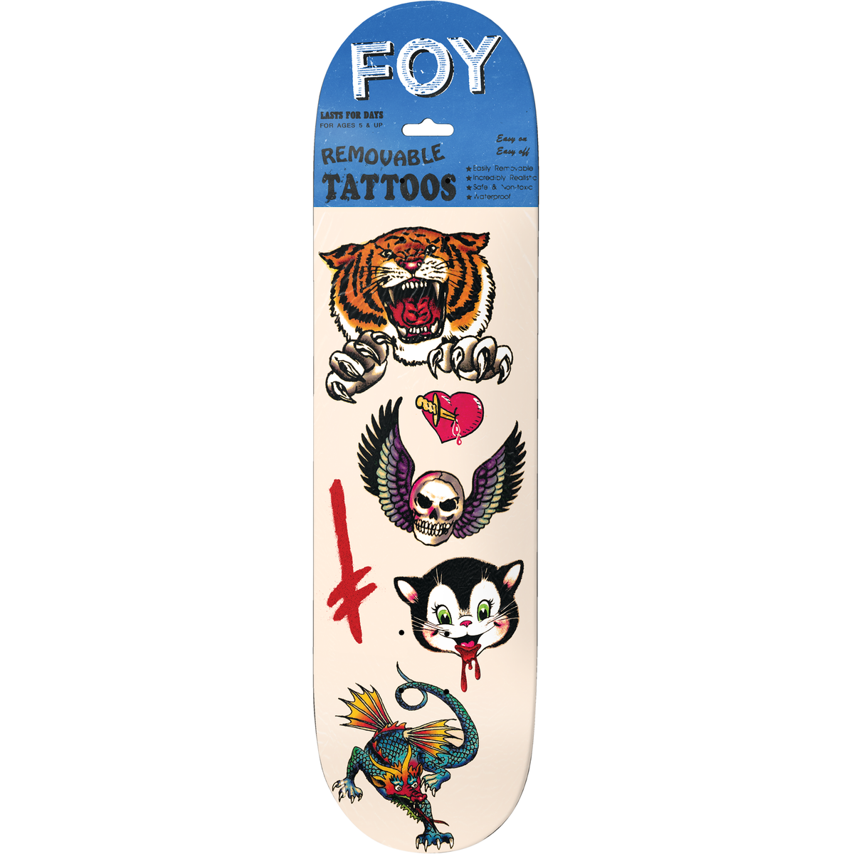 Deathwish Jamie Foy Tattoos 8.3875" Skateboard Deck