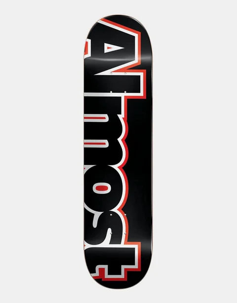 Almost Outliner Black 8.25" Skateboard Deck