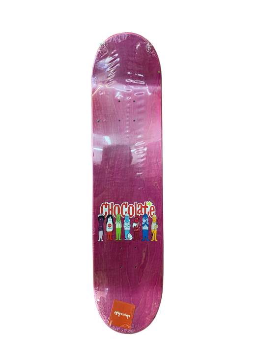 Chocolate Chris Roberts Lime Zippy Planks Series Otter Pops 7.75" Classic Skateboard Deck