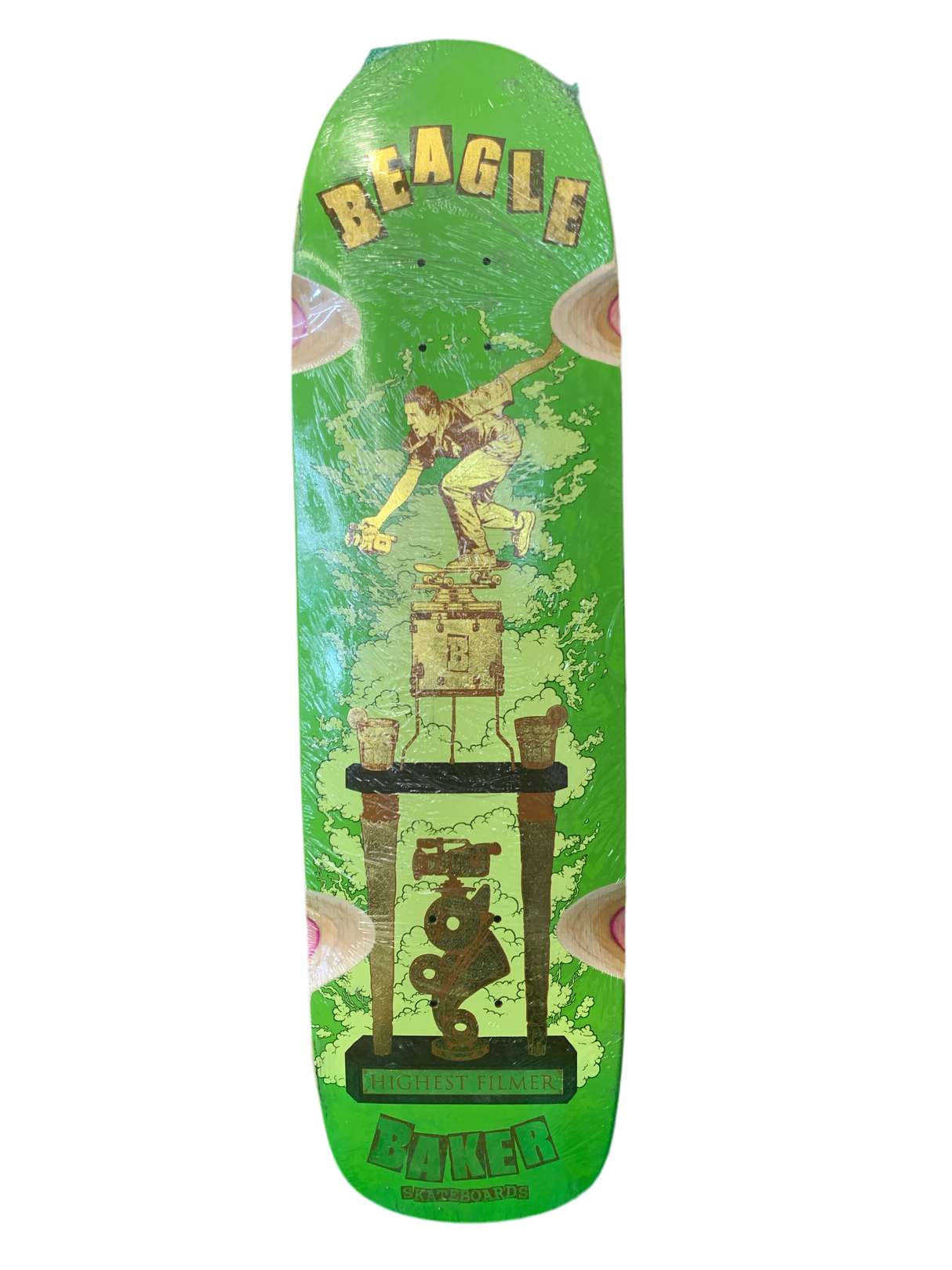 Baker Beagle Highest Filmer Trophy 8.5" Classic Skateboard Deck