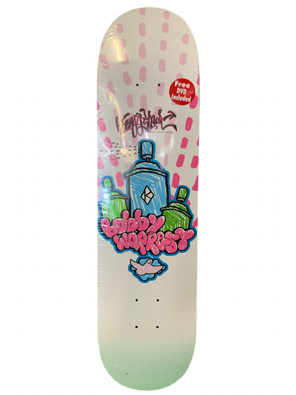 Krooked Bobby Worrest Guest Spray Paints II 8.25" Classic Skateboard Deck
