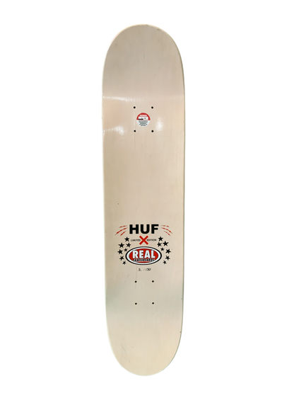 Real Skateboards HUF D.B.C. 7.6" Classic Skateboard Deck