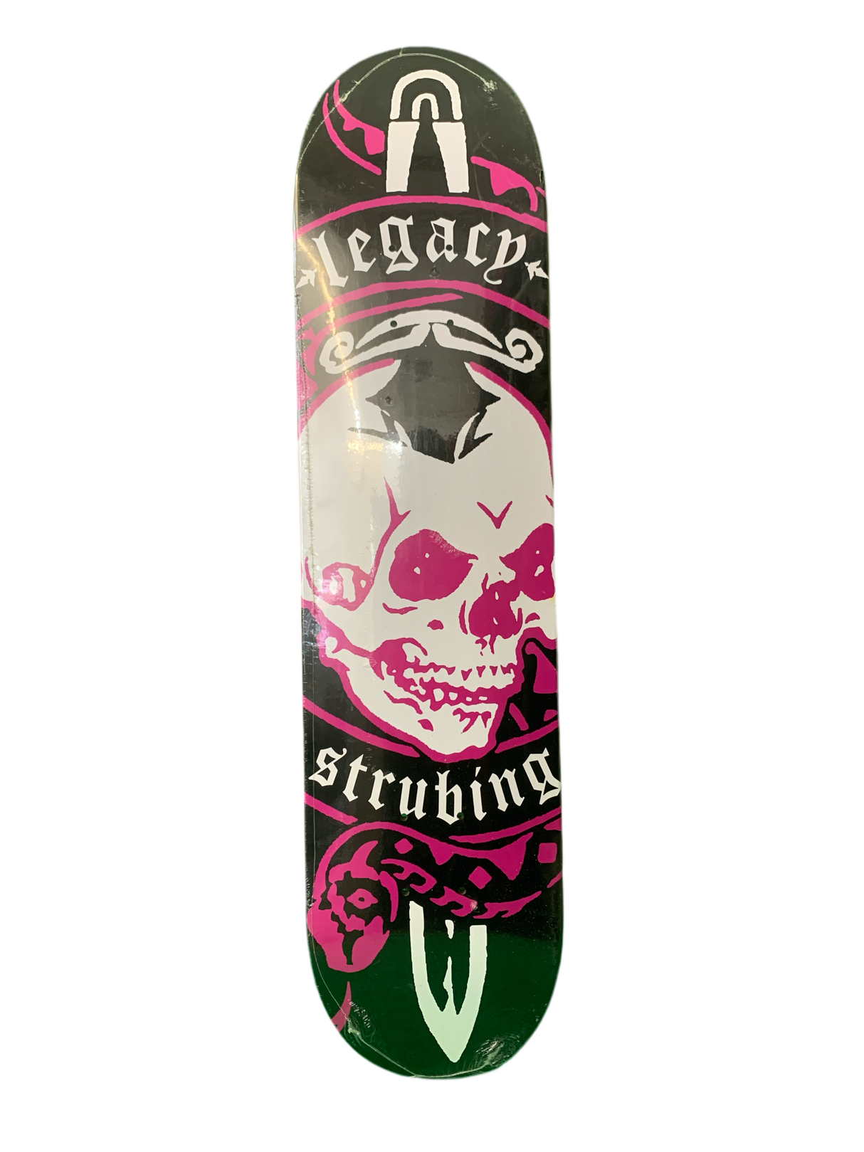 Legacy Justin Strubing Skull 7.5" Classic Skateboard Deck